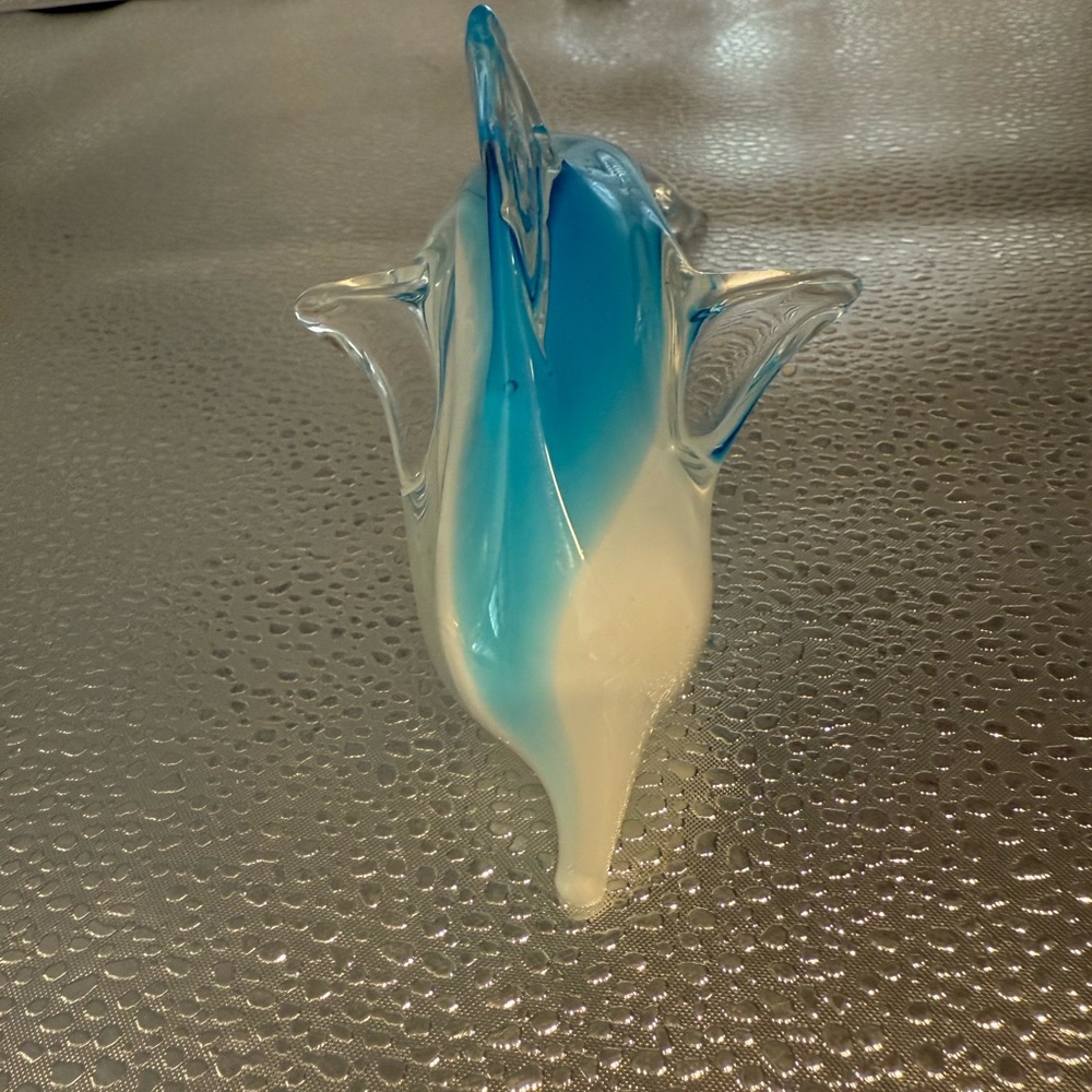 MCM glass dolphin looks like Murano.